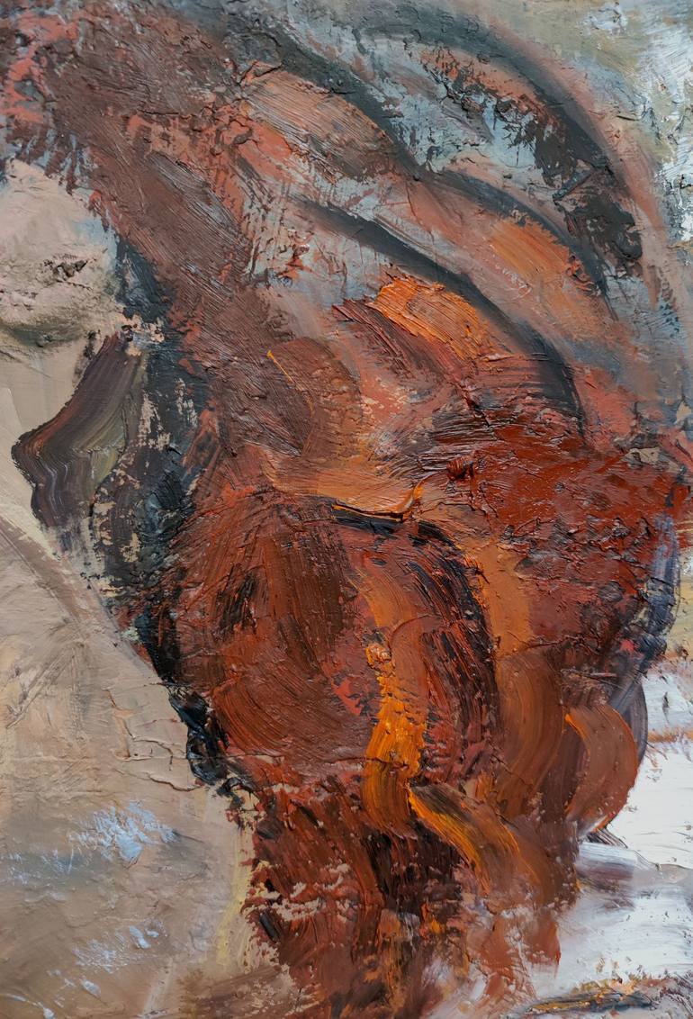 Original Figurative Nude Painting by Sophie Dumont