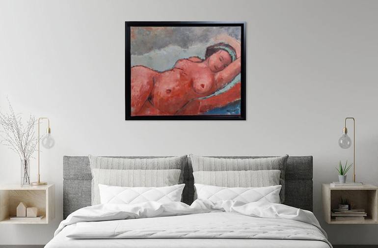 Original Nude Painting by Sophie Dumont