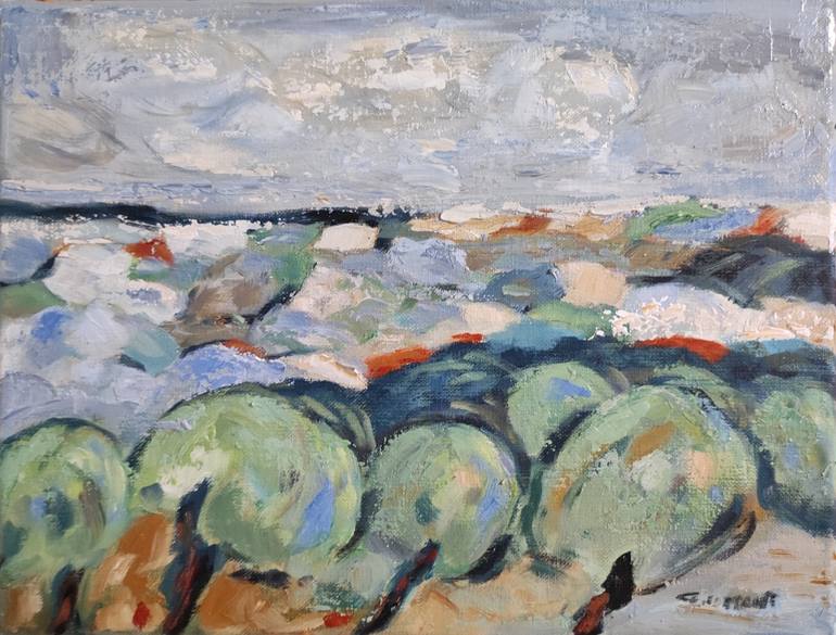 Original Expressionism Landscape Painting by Sophie Dumont