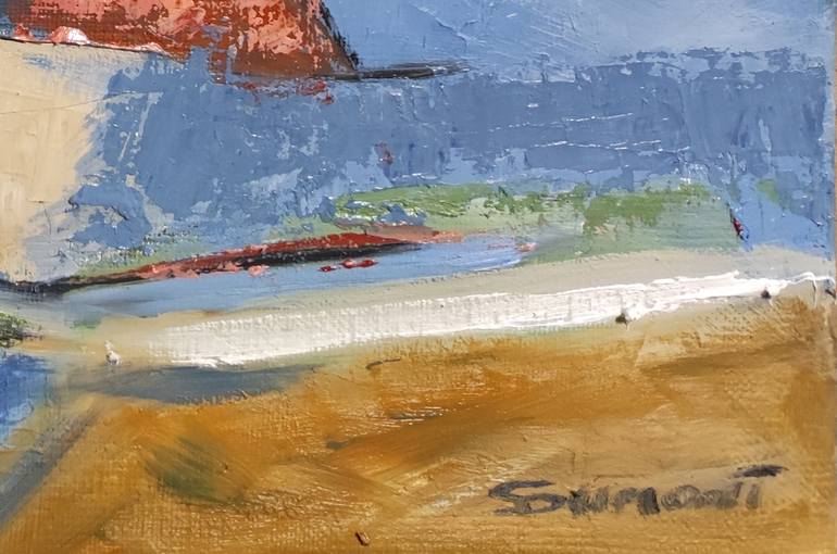 Original Abstract Expressionism Landscape Painting by Sophie Dumont