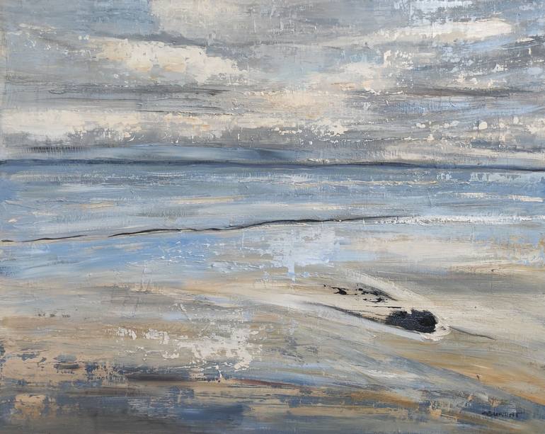 Original Figurative Seascape Painting by Sophie Dumont