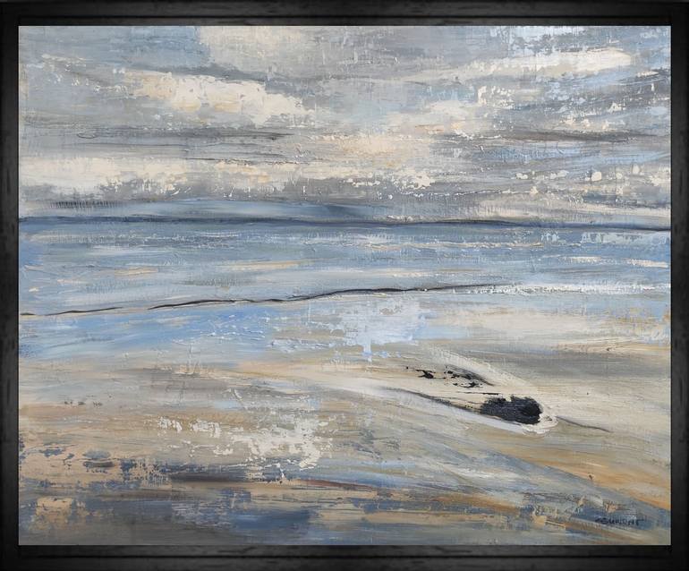 Original Figurative Seascape Painting by Sophie Dumont