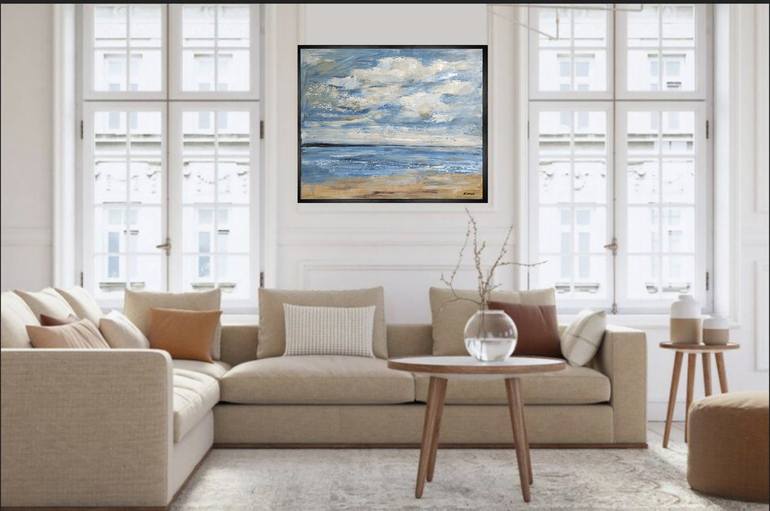 Original Impressionism Seascape Painting by Sophie Dumont