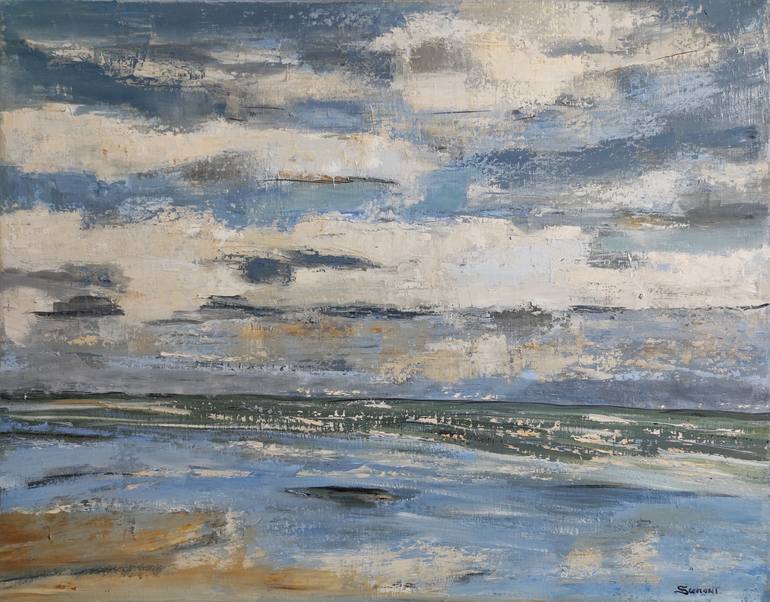 Original Beach Painting by Sophie Dumont