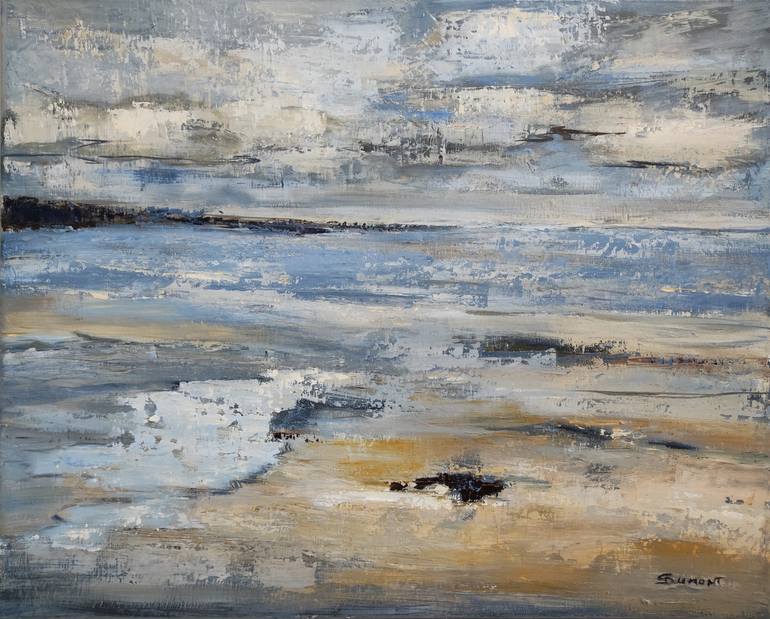 Original Impressionism Seascape Painting by Sophie Dumont