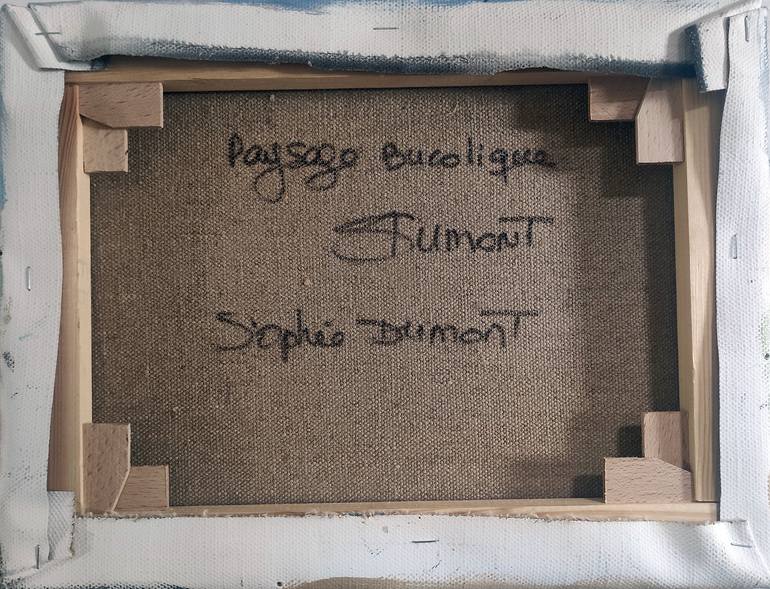 Original Abstract Expressionism Landscape Painting by Sophie Dumont