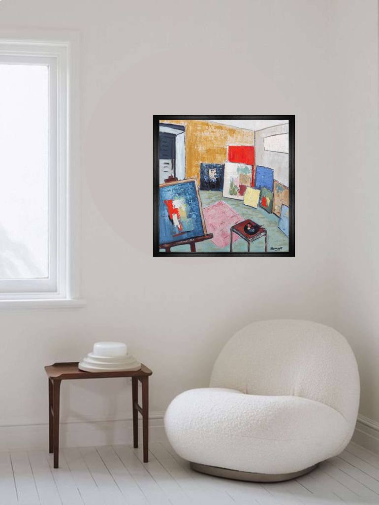 Original Interiors Painting by Sophie Dumont