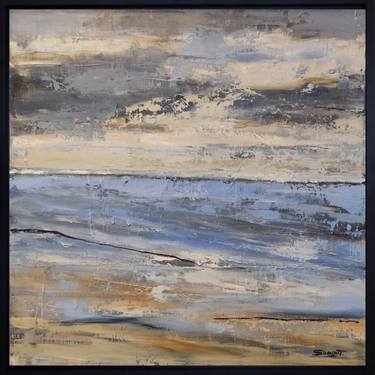 Original Abstract Beach Paintings by Sophie Dumont