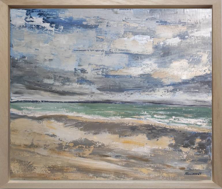Original Impressionism Seascape Painting by Sophie Dumont