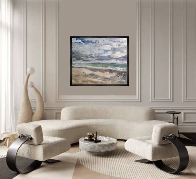 Original Impressionism Seascape Painting by Sophie Dumont