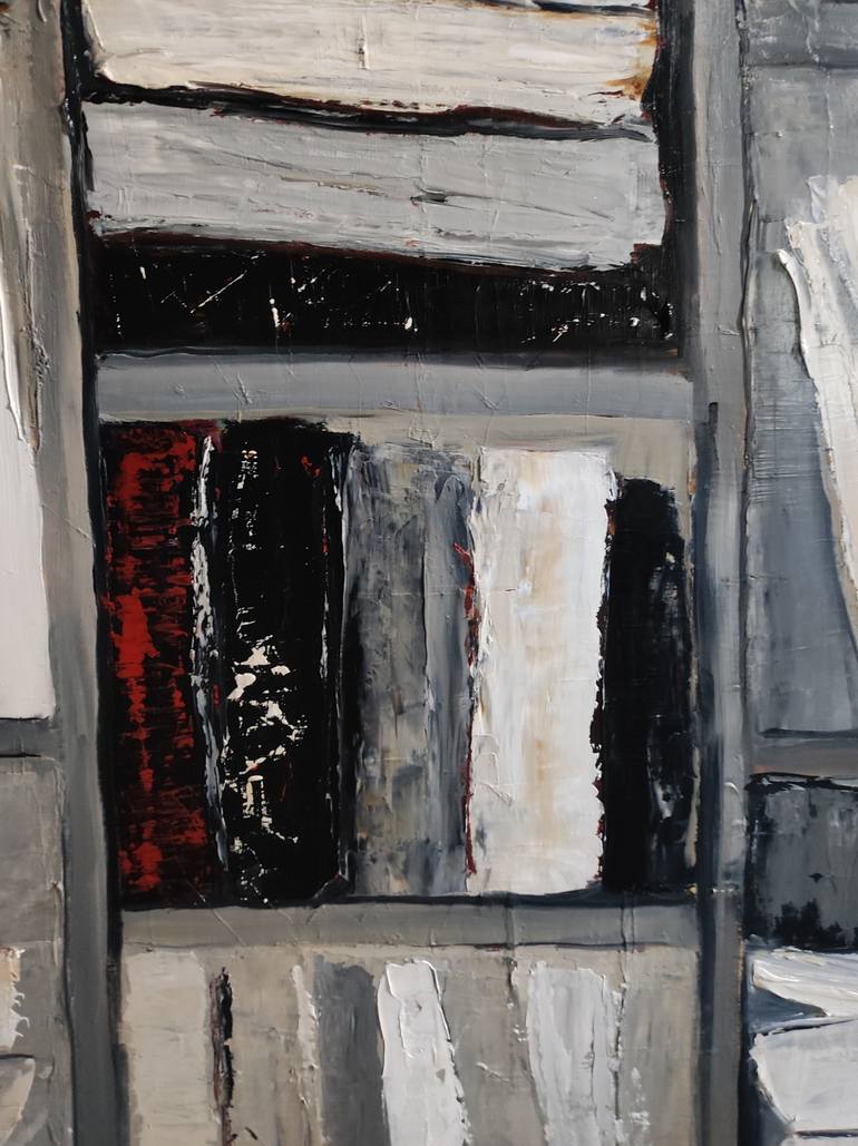 Original Art Deco Abstract Painting by Sophie Dumont