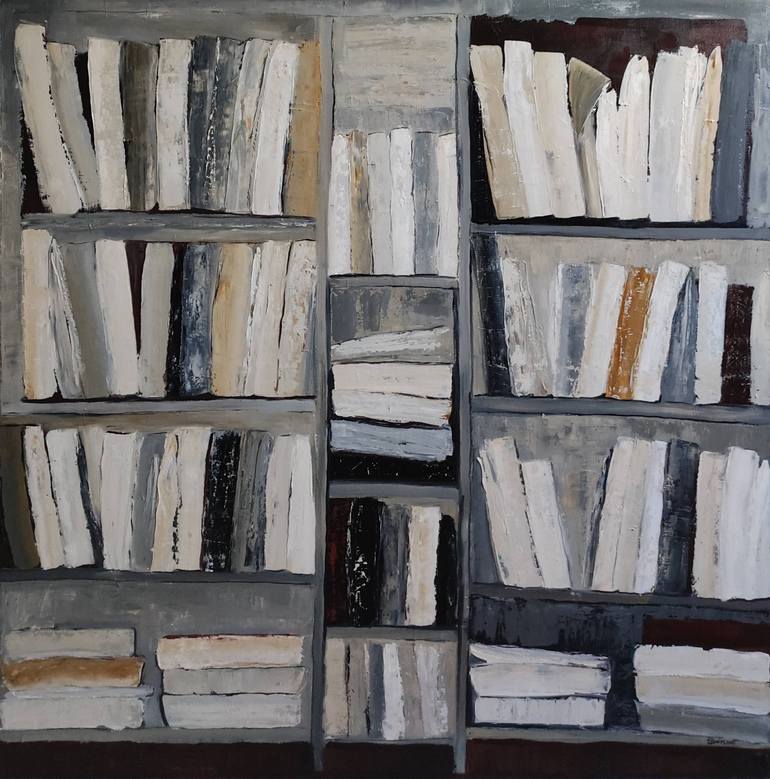 Original Art Deco Abstract Painting by Sophie Dumont