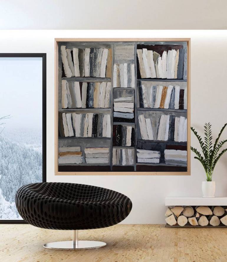 Original Art Deco Abstract Painting by Sophie Dumont