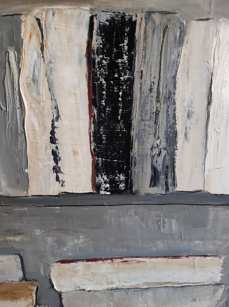 Original Art Deco Abstract Painting by Sophie Dumont