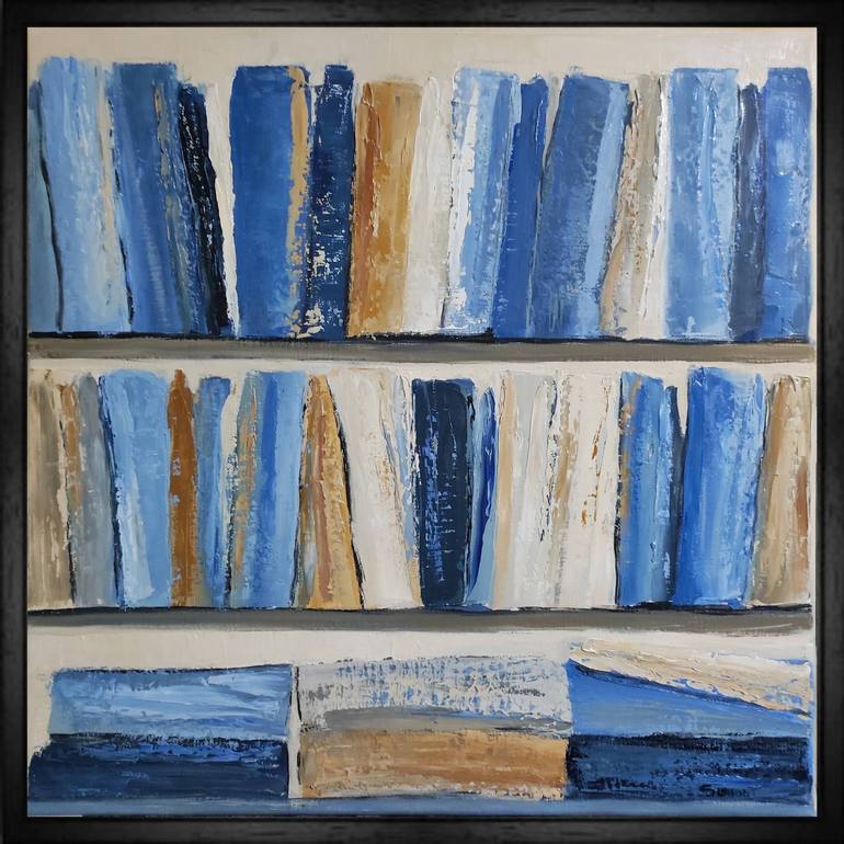 Original Art Deco Abstract Paintings by Sophie Dumont
