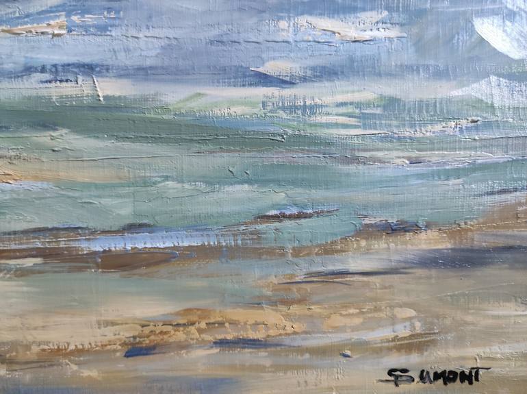 Original Figurative Seascape Painting by Sophie Dumont