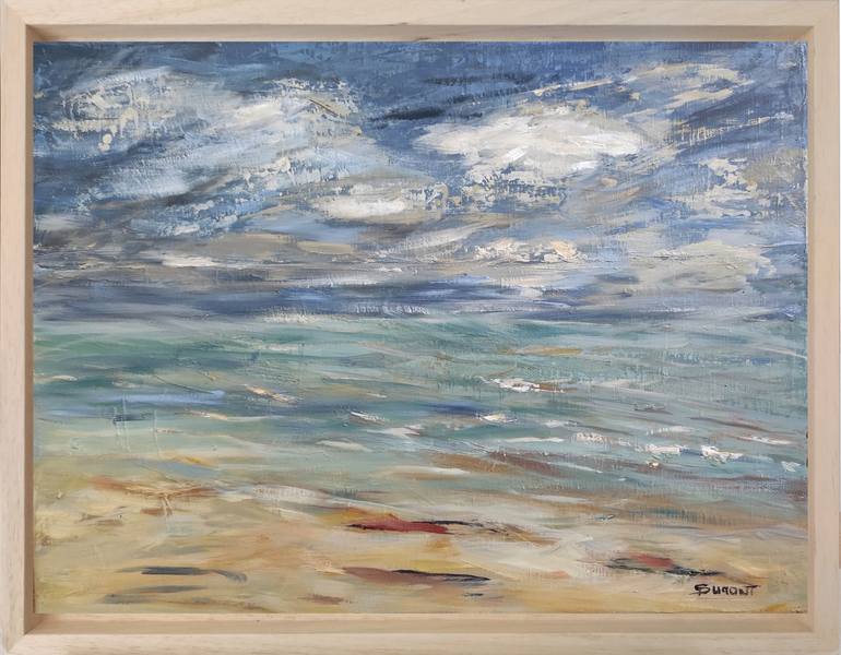 Original Impressionism Seascape Painting by Sophie Dumont