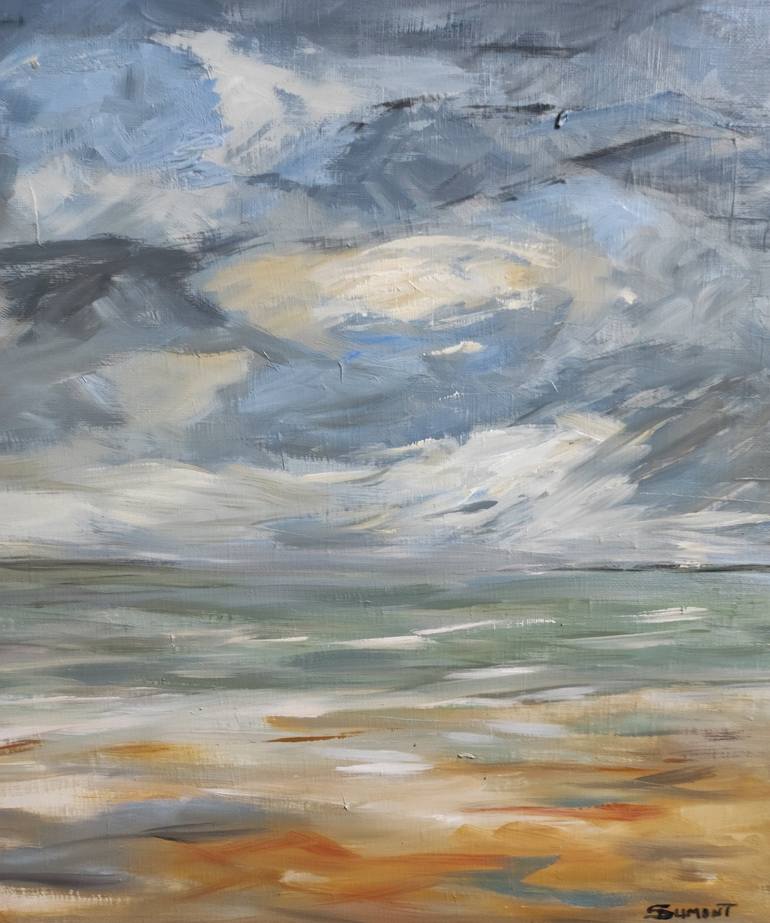 Original Contemporary Seascape Painting by Sophie Dumont