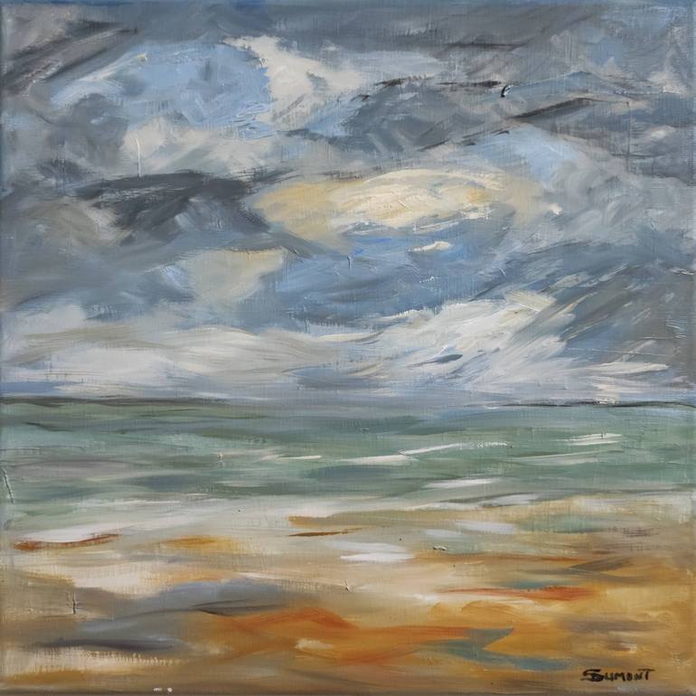 Original Contemporary Seascape Painting by Sophie Dumont