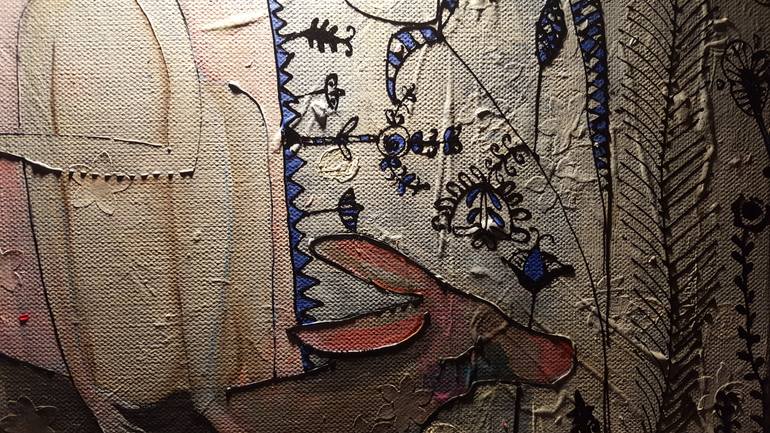 Original Abstract Expressionism Travel Painting by Karda Zenko