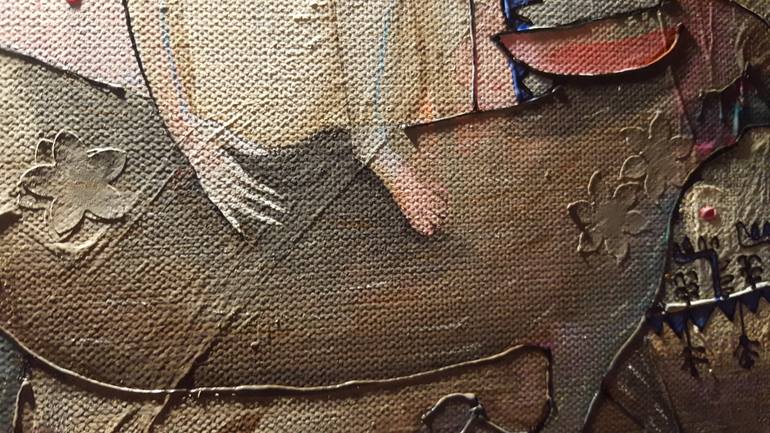 Original Abstract Expressionism Travel Painting by Karda Zenko