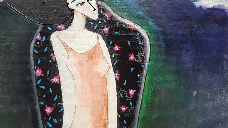Original Conceptual Women Painting by Karda Zenko