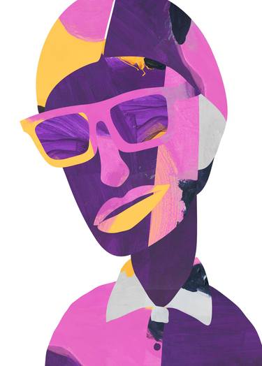 Original Pop Art Portrait Printmaking by Yo Superta