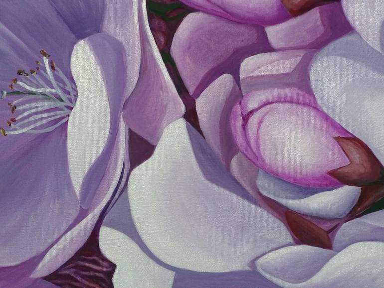 Original Figurative Floral Painting by Filiberto Montesinos Castañon