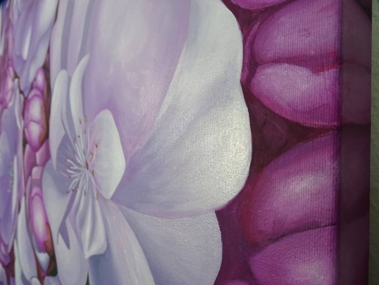 Original Figurative Floral Painting by Filiberto Montesinos Castañon