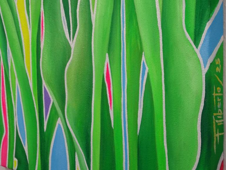 Original Figurative Floral Painting by Filiberto Montesinos Castañon