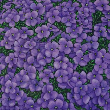 Original Figurative Floral Painting by Filiberto Montesinos Castañon