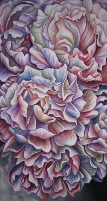 Original Floral Paintings by Filiberto Montesinos Castañon