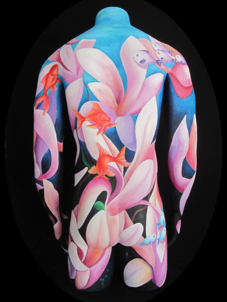 Original Surrealism Body Sculpture by Filiberto Montesinos Castañon