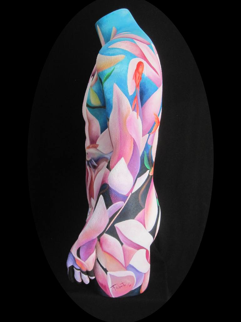 Original Surrealism Body Sculpture by Filiberto Montesinos Castañon