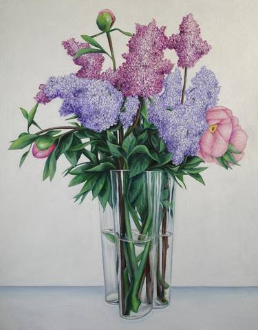 Original Floral Paintings by Filiberto Montesinos Castañon