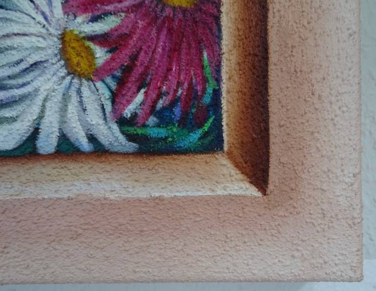 Original Figurative Floral Painting by Filiberto Montesinos Castañon