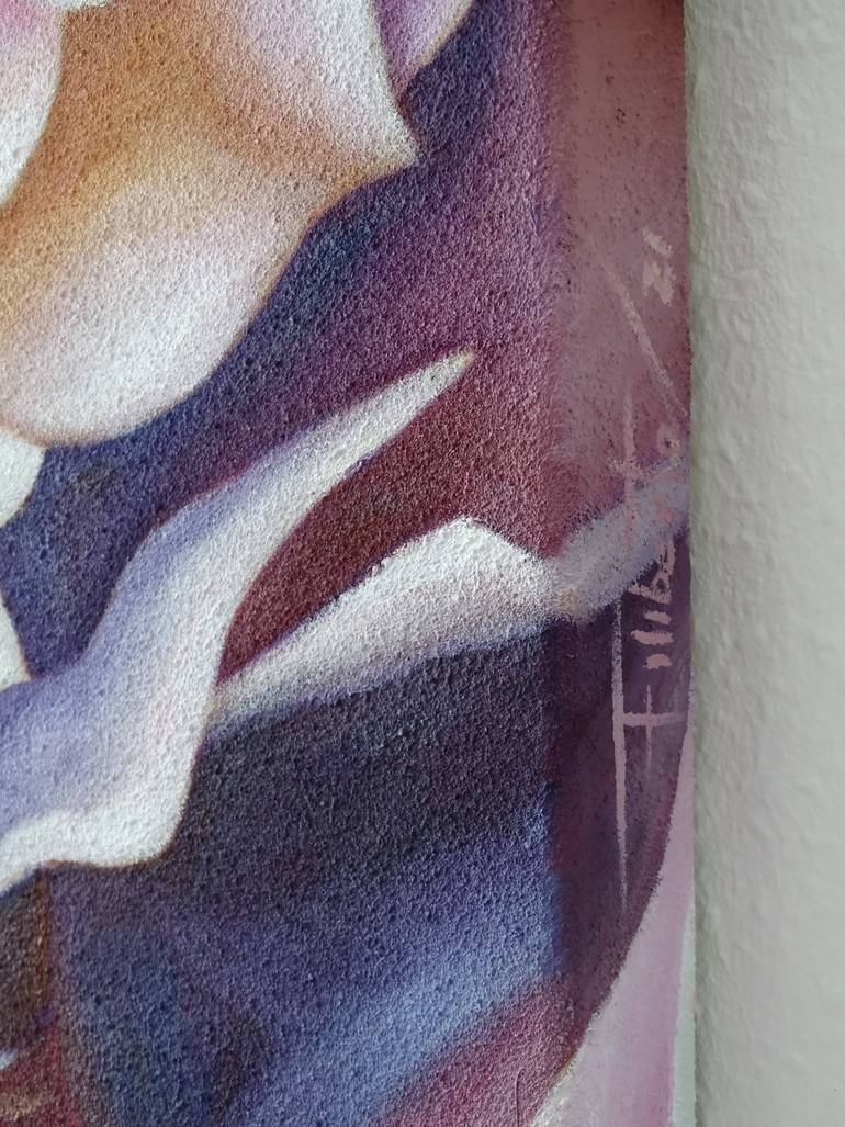 Original Figurative Floral Painting by Filiberto Montesinos Castañon