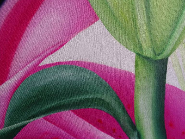 Original Figurative Floral Painting by Filiberto Montesinos Castañon