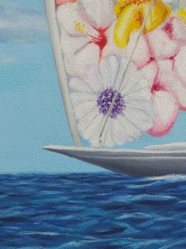 Original Figurative Seascape Painting by Filiberto Montesinos Castañon