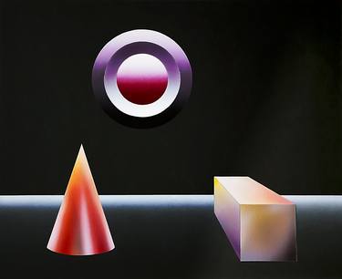 Original Conceptual Geometric Paintings by Panos Pliassas