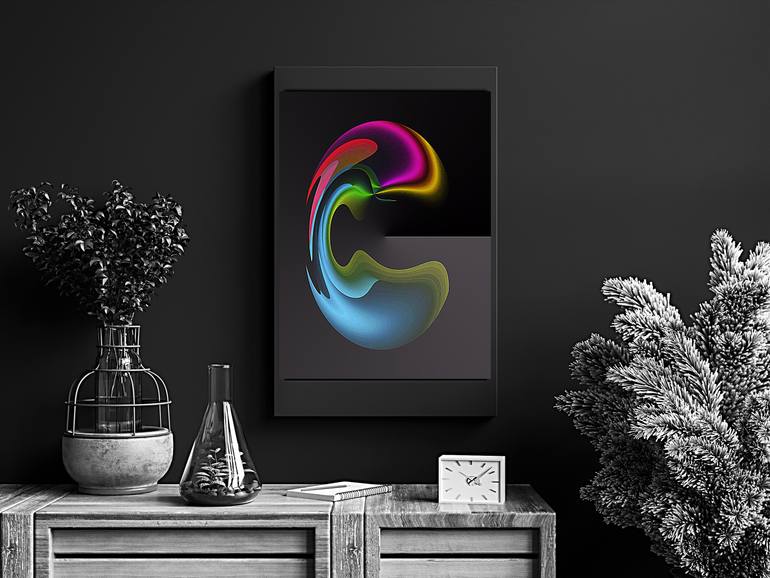 Original Abstract Expressionism Abstract Digital by Panos Pliassas