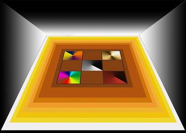Original Abstract Geometric Digital by Panos Pliassas