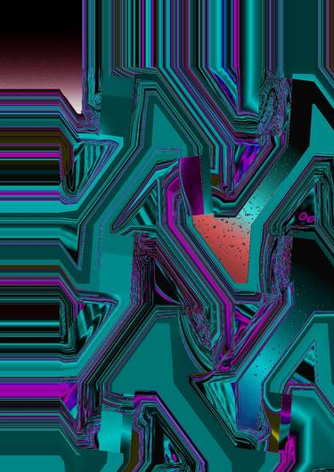 Original Abstract Geometric Digital by Panos Pliassas