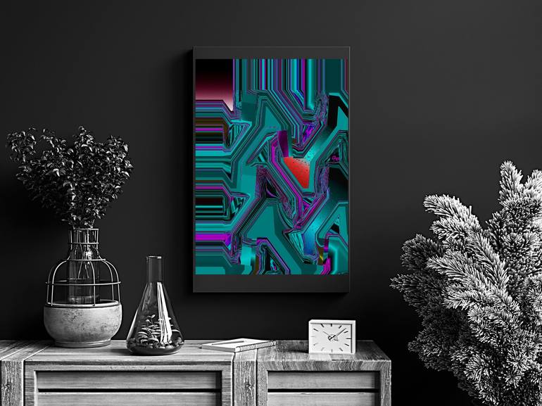 Original Abstract Geometric Digital by Panos Pliassas