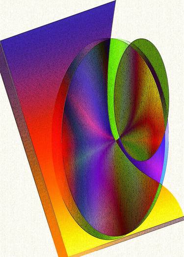 Print of Abstract Geometric Digital by Panos Pliassas