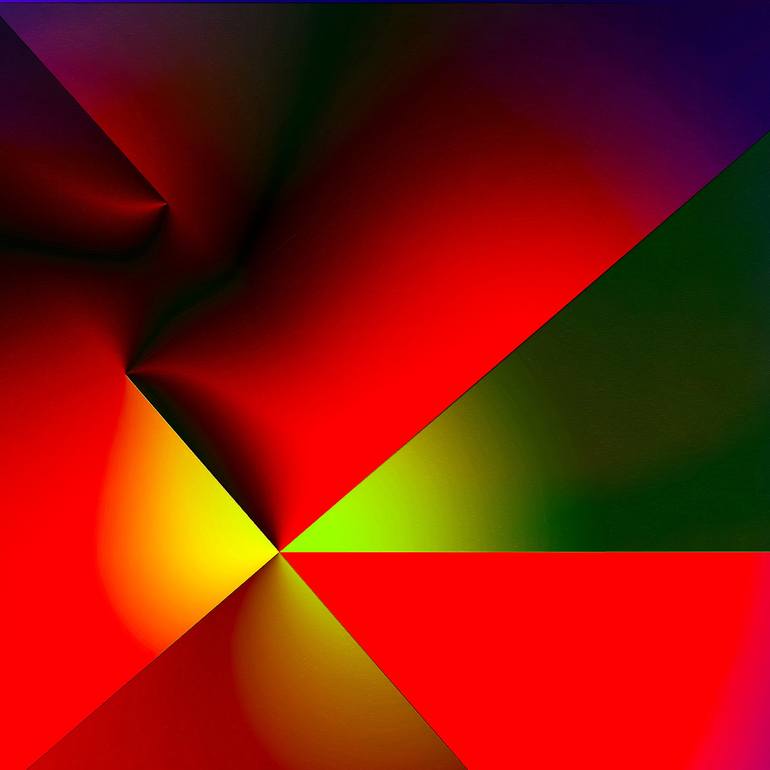 Original Contemporary Geometric Digital by Panos Pliassas