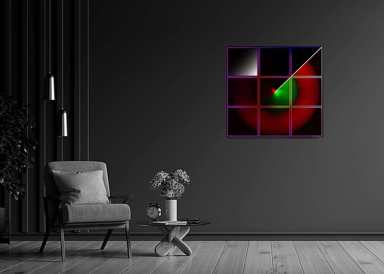 Original Conceptual Geometric Digital by Panos Pliassas