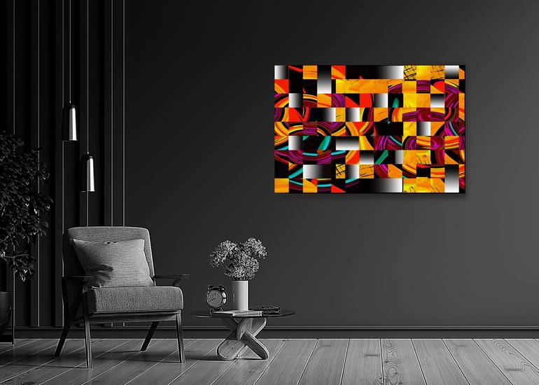 Original Abstract Geometric Digital by Panos Pliassas