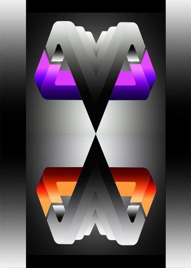 Original Conceptual Geometric Digital by Panos Pliassas