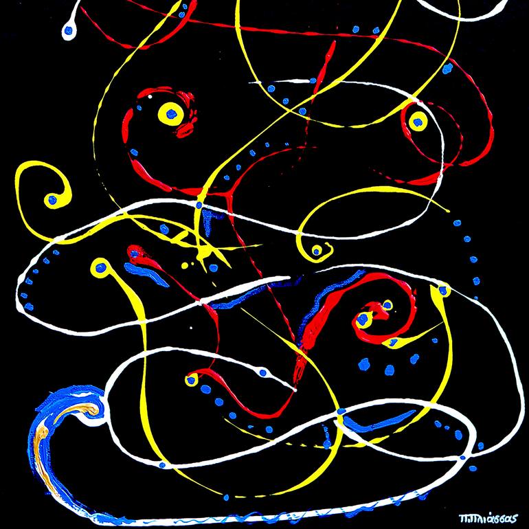 Original Contemporary Abstract Painting by Panos Pliassas